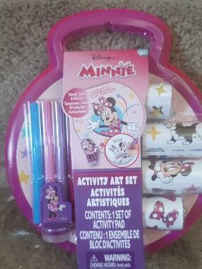 Kids Activity Art Set - Pink & Purple